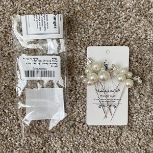 Casdre Pearl and Crystal Hair Pins
